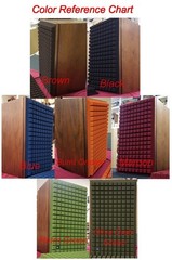 Ultra Blue ‘Sculptured Air’ Foam Grille Inserts..JBL L-100 Century speaker