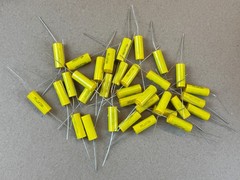 Lot of 33 new 1.5 uf 250v Yellow Film Capacitors Guaranteed Taiwan