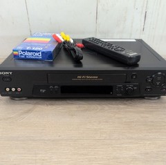 Sony SLV-N71 VCR 4 Head Hi-Fi Stereo VHS Player Recorder w/Remote Tested