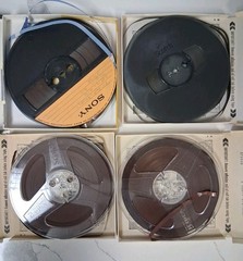 Scotch 150 203 Sony SLH 180 Reel to Reel Recording Tape LOT 6 Used A3