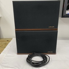 Vintage Polk Audio SDA Compact Reference Bookshelf Right Left Speakers, READ DES