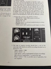 Vintage Original TEAC AN-60 Noise Reduction Unit Instruction Manual