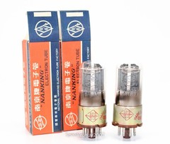 2X Nanking Metal Base 6H8C 6N8P 6SN7 Vacuum Tubes / KT2