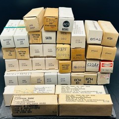 Mostly NOS JAN Military Vacuum Tube Lot RCA Raytheon Telefunken 5749 5726