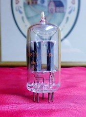 Vintage RCA 12AU7A PLATINUM GRADE Clear Top Preamp Tube 100% NOS = 5814, 6189