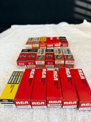 LOT of 18 VINTAGE VACUUM TUBES- Some New- None Tested