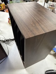 Vintage Zenith Allegro speakers d9013W Made In USA Large Speakers Walnut Veneer