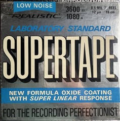 Realistic Supertape Reel to Reel Tape 3600 ft 7″ Reel Radio Shack ***NOS/Sealed