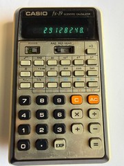 Vintage CASIO FX-19 Scientific Functional Calculator Working