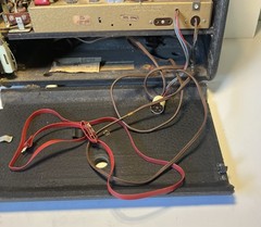 Vintage 1949-1951 Zenith Trans-Oceanic G500 5G40 shortwave ham radio POWERS ON