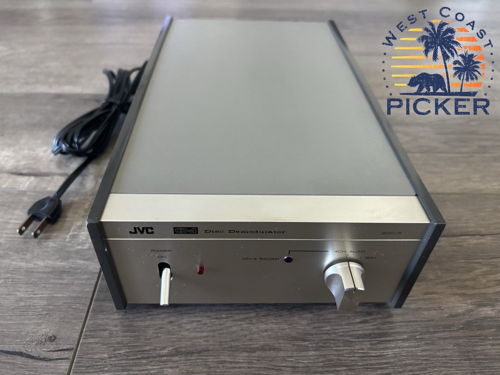 JVC Vintage 4DD-5 CD-4 Disc Demodulator (Powers On/Returns Accepted)