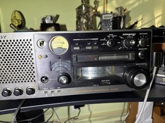 SONY ICF-6800W FM/AM/SW BCL Radio AC Working AM FM SOUNDS GREAT