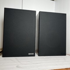 Vintage Kenwood LSK-200c 2-Way Speakers System Nice Wood w/ Wires 18” x 12” x 9”