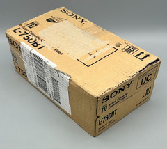 Sony L-750 BT Betamax Box Tape Lot Of 10 Tapes New Old Stock NOS (lot A)!