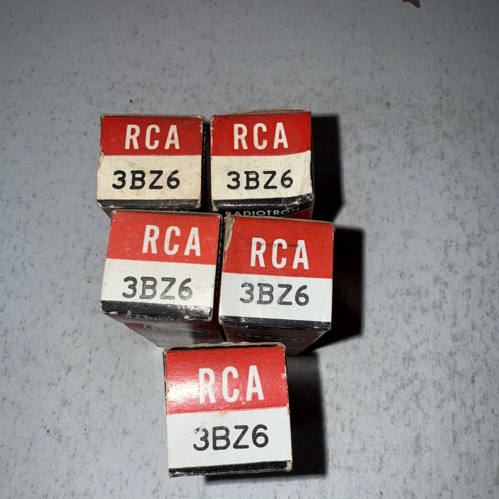 Lot Of 7: 3BZ6 VACUUM TUBE NOS/NIB RCA GE TU1