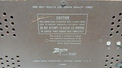 Zenith High Fidelity Automatic Frequency Control AM/FM Tube Radio: Powers ON