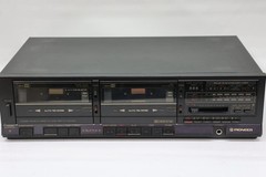 Vintage Pioneer CT-1270WR Stereo Dual Cassette Deck Made in Japan Works