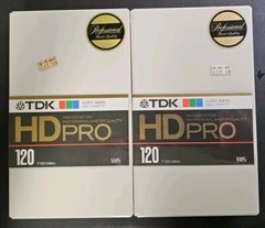 TDK HD PRO 120 Blank VHS Tape SEALED NOS T-120/246M Professional Master Quality
