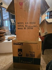 Sansui AA-2900 Speakers In Original Inner and Outer Boxes