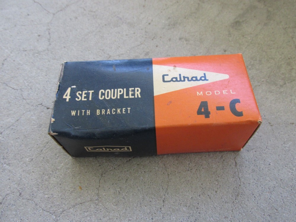 CALRAD 4 SET COUPLER WITH BRACKET MODEL 4-C NEW NEVER USED