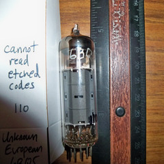 Strong Unknown Gray Plate O Getter 6BQ5 / EL84 Tube – 110