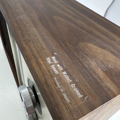 PANASONIC MODEL RE-6516 AM-FM TABLE TOP RADIO WALNUT Wood Grained 1960s – TESTED