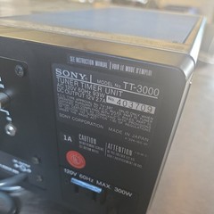 Sony TT-3000 Portable Programmable Digital Cassette Tuner Timer Unit Clock
