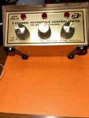 Bowman Leisure 3 Channel Psychedelic Stereo Control Center Model PSA-3L AC