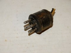 1-Vintage Male Cable Mount Amphenol Plug 4-pin, Leslie Hammond*