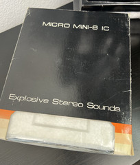 Vintage Concept Micro Mini 8 Track Player model 828P Car Audio Nice!