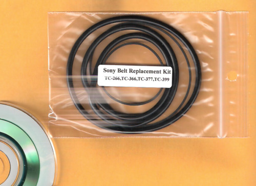 SONY TC-399 Reel-to-Reel Belt Kit + .pdf Service Manual on CD