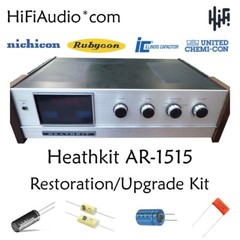 Heathkit AR-1515 receiver restoration kit service recap capacitor fix rebuild