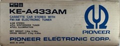 Pioneer KE-A433AM Super Tuner III – AM STEREO – Made in Japan 1985 – New In Box