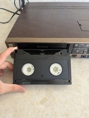Vintage Sony Betamax VCR SL-2410 BETA Video Cassette Recorder Working