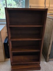 Sony Beta-Max Tape Shelf Rare Vintage Wood. Great Condition.
