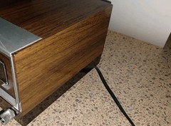 VTG WORKING ZENITH SOLID STATE AM/FM TABLE RADIO CIRCLE OF SOUND MODEL J 421 W