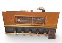 Packard Bell 12RP51 Tube Receiver Chassis – 6V6 Push-Pull – Vintage – Clean