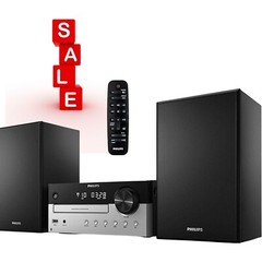 Philips Bluetooth Stereo System with CD Player, MP3,USB, AU in, FM Radio