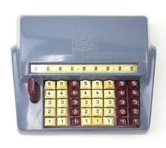 Vintage Speedee Add-a-Matic Adding Machine Bakelite Chadwick Miller Japan MCM