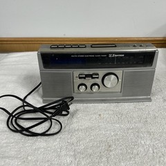 Emerson AM/FM Stereo Electronic Clock Radio Tested Works Great RES5655 EUC