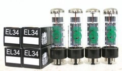 Cryo Match Quad 4pcs Electro-harmonix EL34 tube KT-77 6CA7