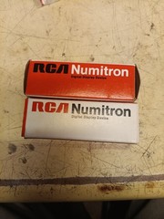 2 RCA Numitrin DR200 Digital Display Device. NOS NIB