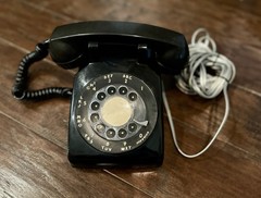 Western Electric C/D 500 Black Rotary Phone – Vintage 1970s Bell System Landline