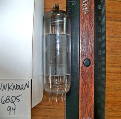 Strong Unknown Gray Plate O Getter 6BQ5 / EL84 Tube – 94