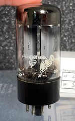 Amperex / Bugle Boy GZ34 / 5AR4 #607 Full Wave Rectifier Tube Vintage Rare