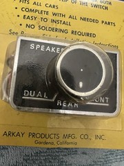 Vintage Array Duo-Sonic Speaker Selector Switch 3 Way