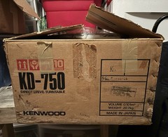 Vintage 70’s KENWOOD KD-750 Quartz PLL Direct Drive Turntable Made in Japan