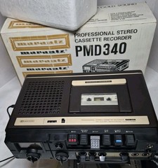 Marantz PMD340 Profesional Stereo Cassette Recorder Solid Gold Sound Works Read