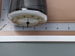 RARE RCA 3DP1+S2 3″ Round CRT Tube with NSEW Directional Markings