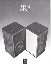 “Acoustic Research AR-4xa Speaker System” Product Literature, 2-page Flyer, 1973